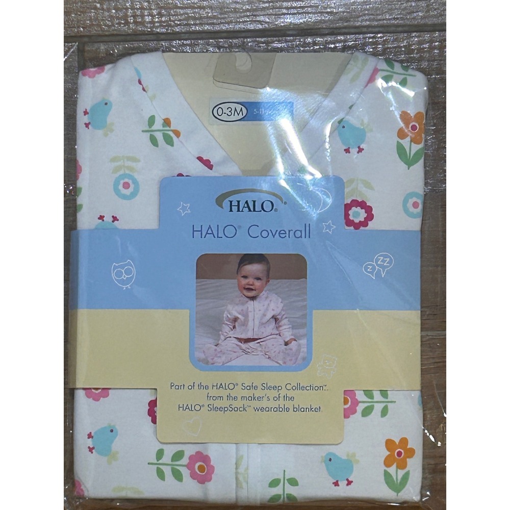 HALO Coverall Organic Cotton  Baby‎ Girl 0-3M